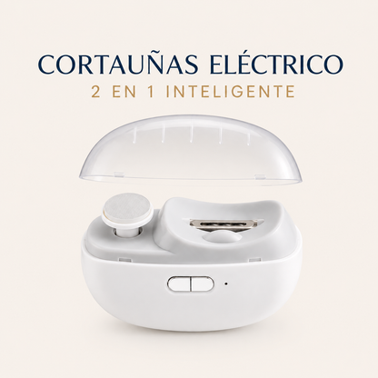 Cortauñas Eléctrico 2 en 1 con Pulidor