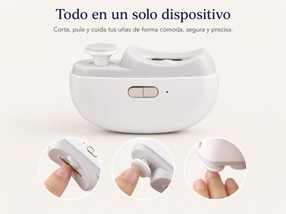 Cortauñas Eléctrico 2 en 1 con Pulidor